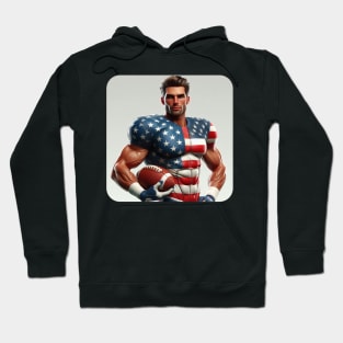 American Man NFL Football Player #9 Hoodie